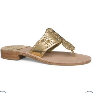 Jack Rogers Gold Sandal